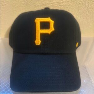 47 PITTSBURGH PIRATES CLEAN UP CLASSIC ADJUSTABLE HAT - BLACK